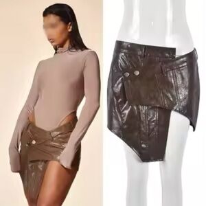 MICAS asymmetrical mini skirt